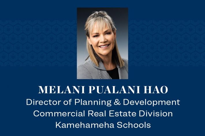 Hao named Kamehameha Schools director of Planning & Development