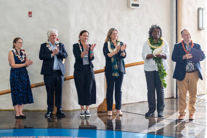Culture, climate change converge at KS Kapālama during UN Ambassador visit